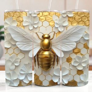 3D Bee Tumbler